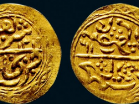 古代丝绸之路布哈拉时期金币