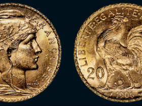 1906年法国雄鸡20法郎金币