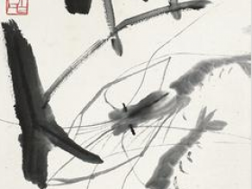 齐白石茨菇群虾图成交价