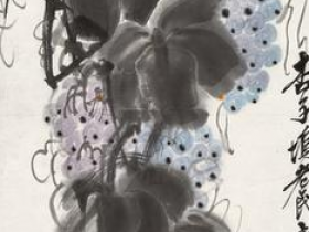 齐白石葡萄蚱蜢字画成交价