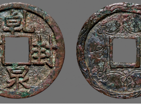 乾封泉宝背阴刻如意连弧纹成交价格