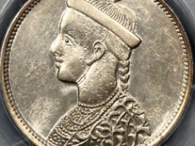 四川省造光绪像银币大名誉品无领竖花价格